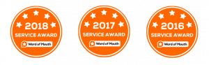 service award word of mouth